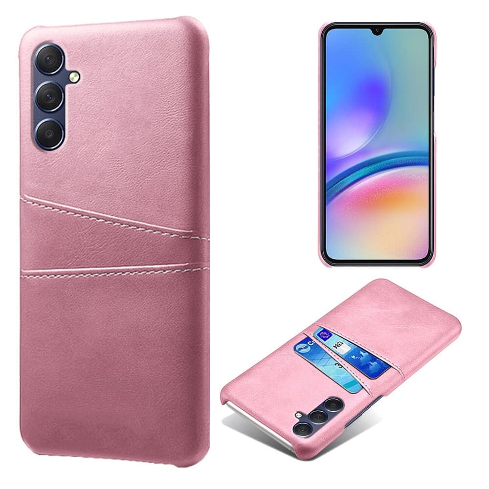 SKALO Samsung A05s 4G PU læder Kortholder Cover Rosa guld