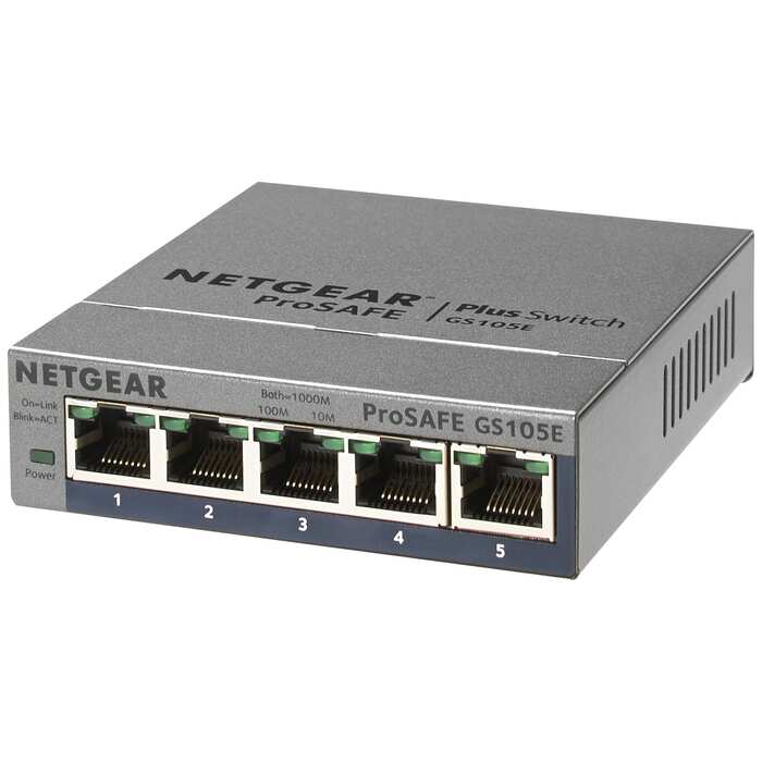 Netgear ProSafe Plus GS105E 5 Ports Switch Elgiganten