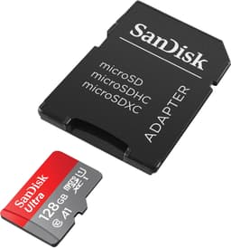 SanDisk Ultra® 128GB microSDXC™ UHS-I kort