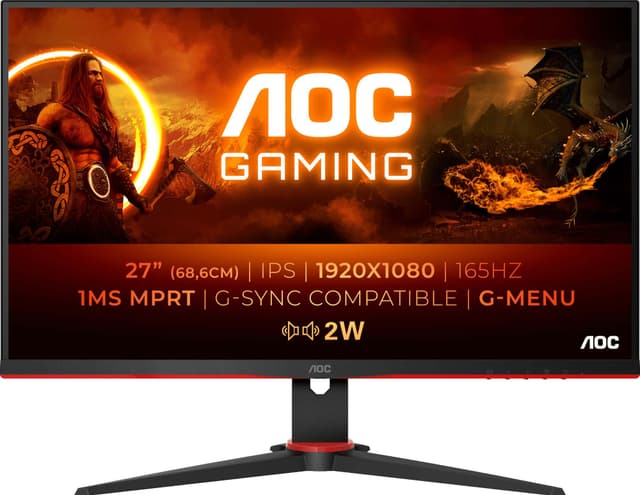 AOC 27G2SPAE/BK 27" gaming-skærm