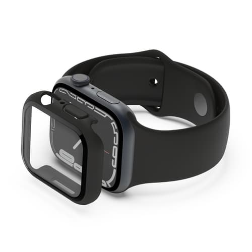 Belkin ScreenForce, Skærmbeskytter, SmartWatch, Sort, Transparent, Apple, Watch