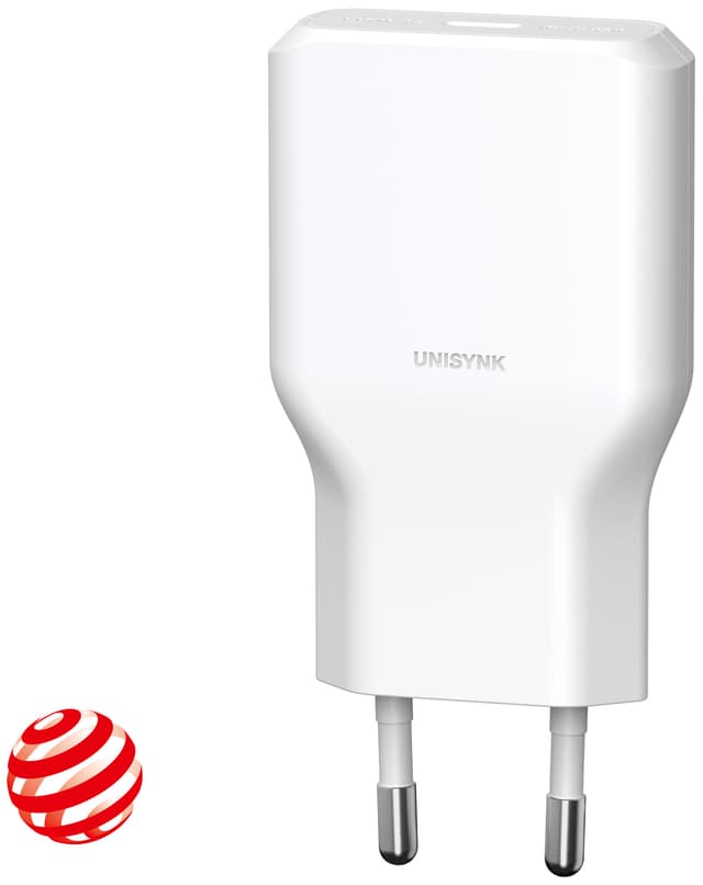 Unisynk G3 36W USB-C vægoplader (hvid)