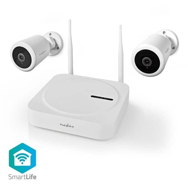 Nedis SmartLife trådløst kamerasystem med 2 Kameraer 1080p IP65