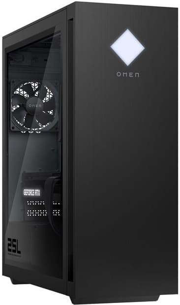 HP Omen 25L F i7-13/16/1000/4060Ti stationær gaming computer