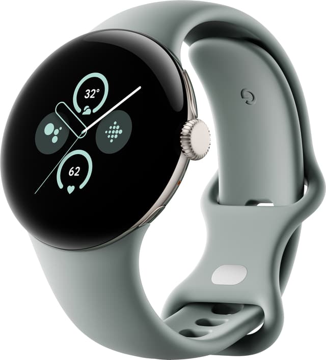 Google Pixel Watch 2 Wi-Fi (guld/hasselbrun)