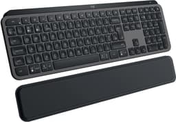 Logitech MX Keys S trådløst tastatur med håndledsstøtte (graphite)