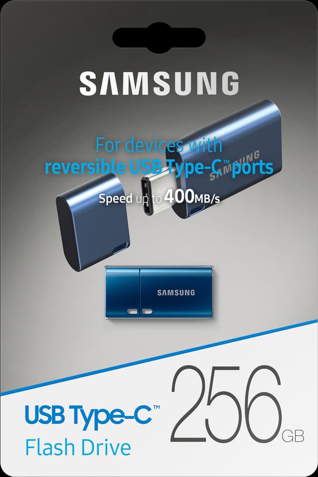 Samsung USB Type C flashdrev 256GB (blå)