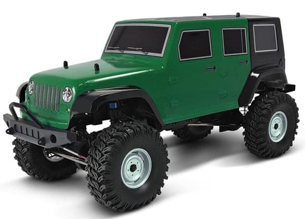 HSP Jeep Trail Rider Green - Komplet