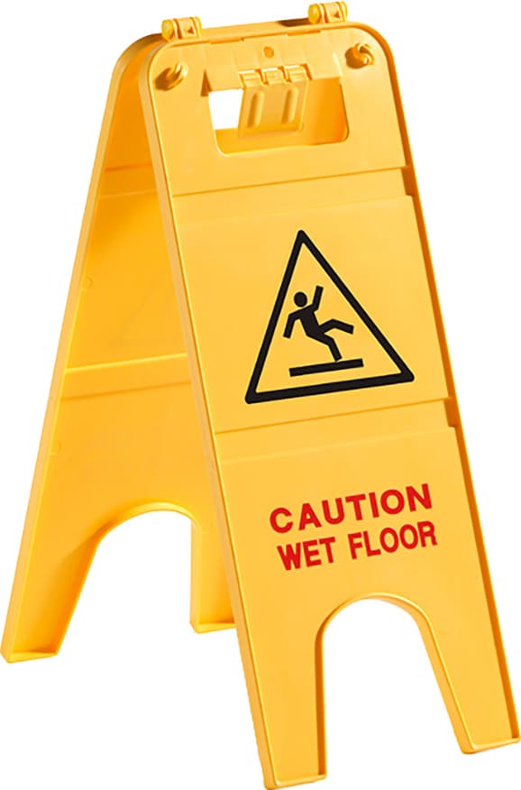 Edward Caution Wet Floor advarselsskilt