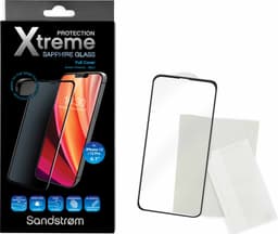 Sandstrøm Curved Glass Film skærmbeskytter til iPhone 12/12 Pro (sort)