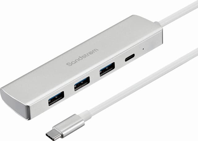 Sandstrøm USB-C 3.1 hub