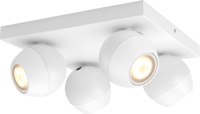 Philips Hue Buckram spotlys 4x5W (hvid)