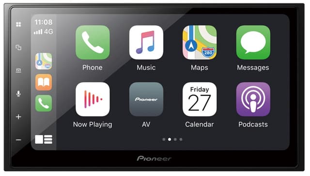 Pioneer SPH-DA250DAB CarPlay, DAB radio og Bluetooth