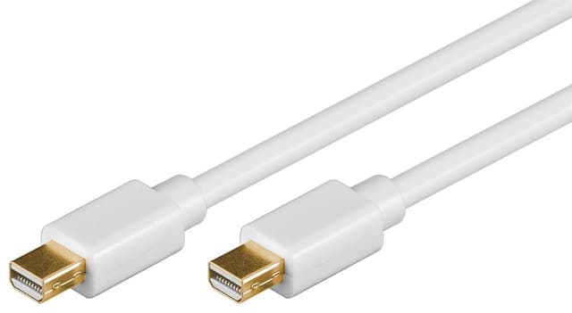 Goobay Mini DisplayPort™-tilslutningskabel, forgyldt