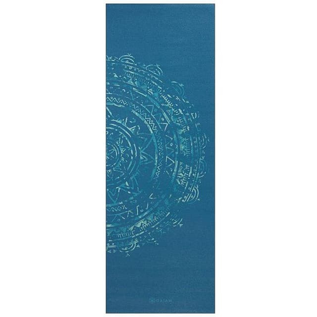 Gaiam Jade Mandala Yoga Mat 4mm Classic Printed