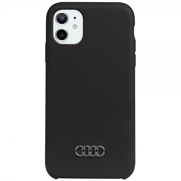 Audi iPhone 11 Cover Silikoni Sort