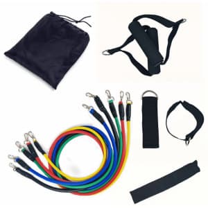 Resistance Bands | Komplet Kit Med Modstandselastikker