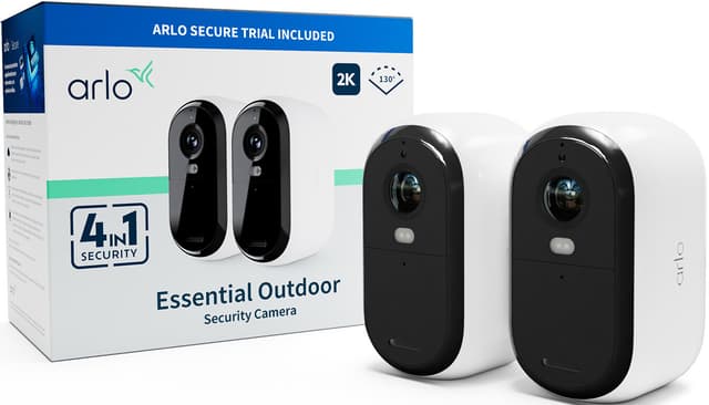 Arlo Essential 2K sikkerhedskamera (2-pakke)