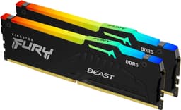 Kingston FURY Beast RGB 32GB DDR5 RAM 6000MT/s CL30 (sort)