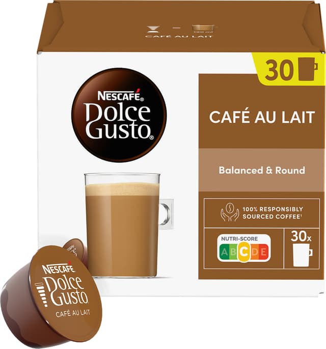 NESCAFÉ Dolce Gusto Café au Lait kaffekapsler (30 stk.)