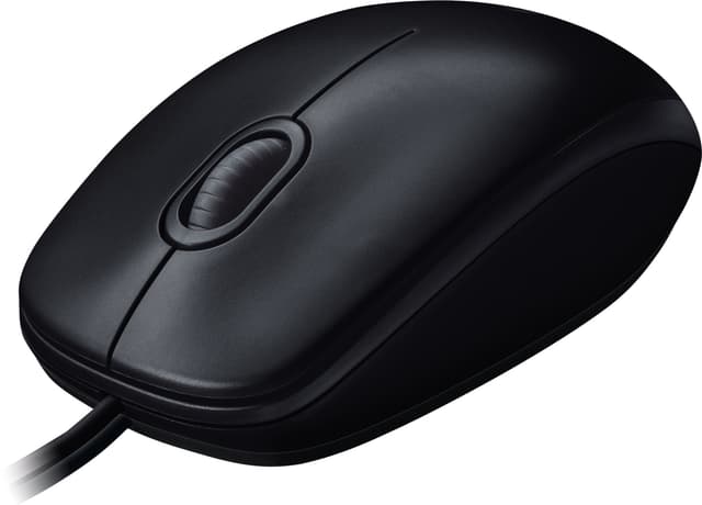 Logitech M100 mus med ledning (sort)