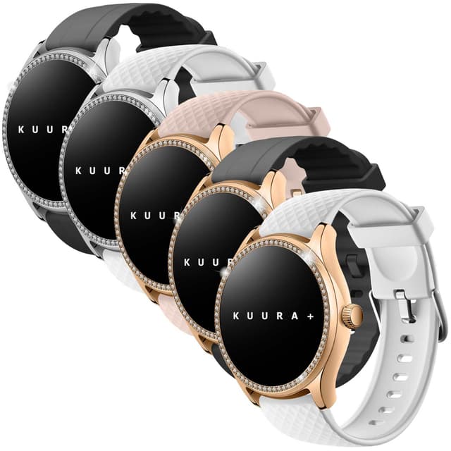 Kuura+ Smartwatch WS v2 - Hvid/guld