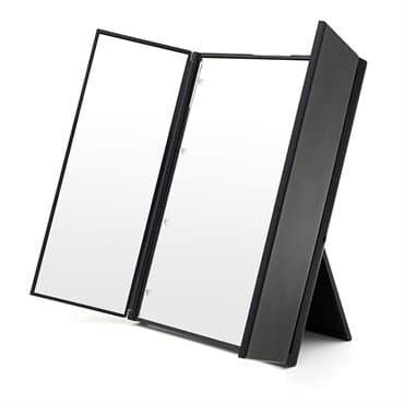 UNIQ® LED Trifold Vanity Makeup Spejl - Sort