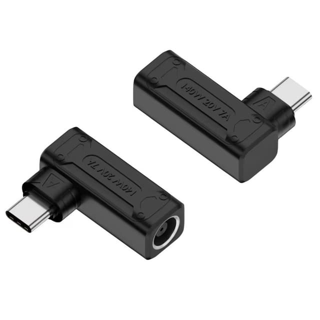 DC 7,9x0,9 hun til USB-C han 140W konverter adapter