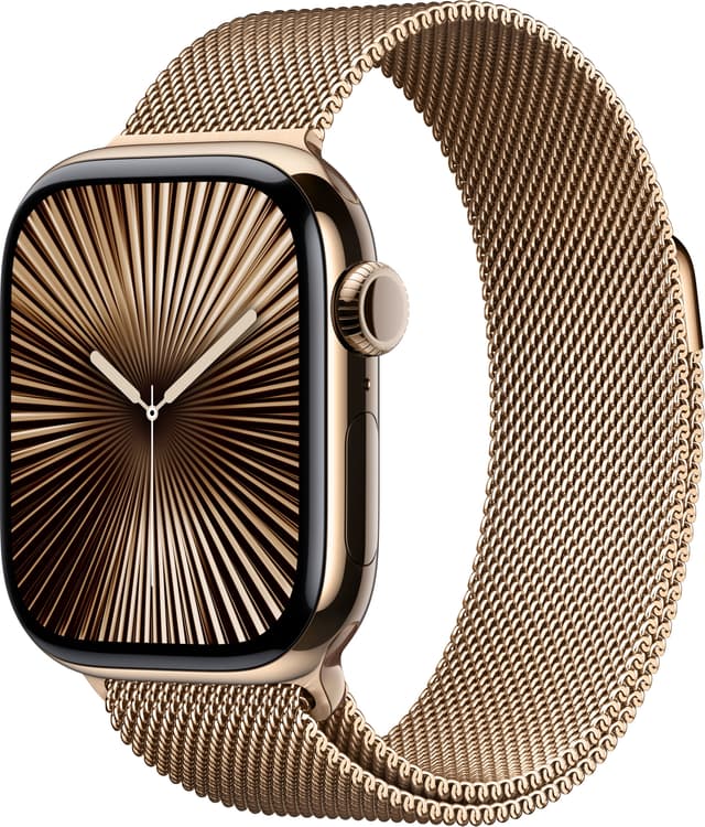 Apple Watch S10 42mm GPS+Cel (Gold Titanium/Gold Milano loop)