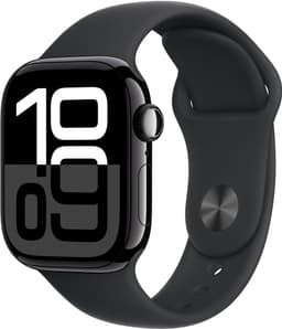 Apple Watch S10 46mm GPS (Jet Black Aluminium/Black sportsrem) M/L