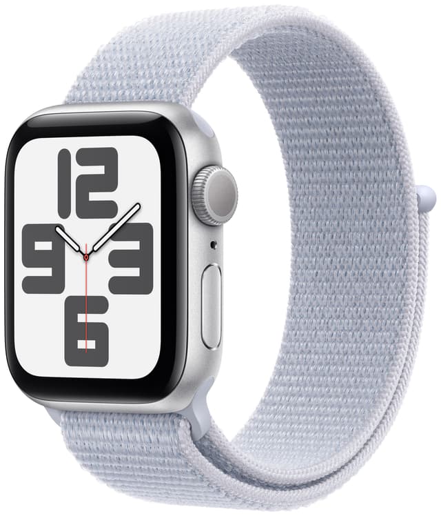 Apple Watch SE 2nd Gen 44mm GPS (Silver Alu/Blue Cloud sport loop)