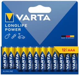 Varta Longlife Power AAA batteri 7042371 12-pack (blue)