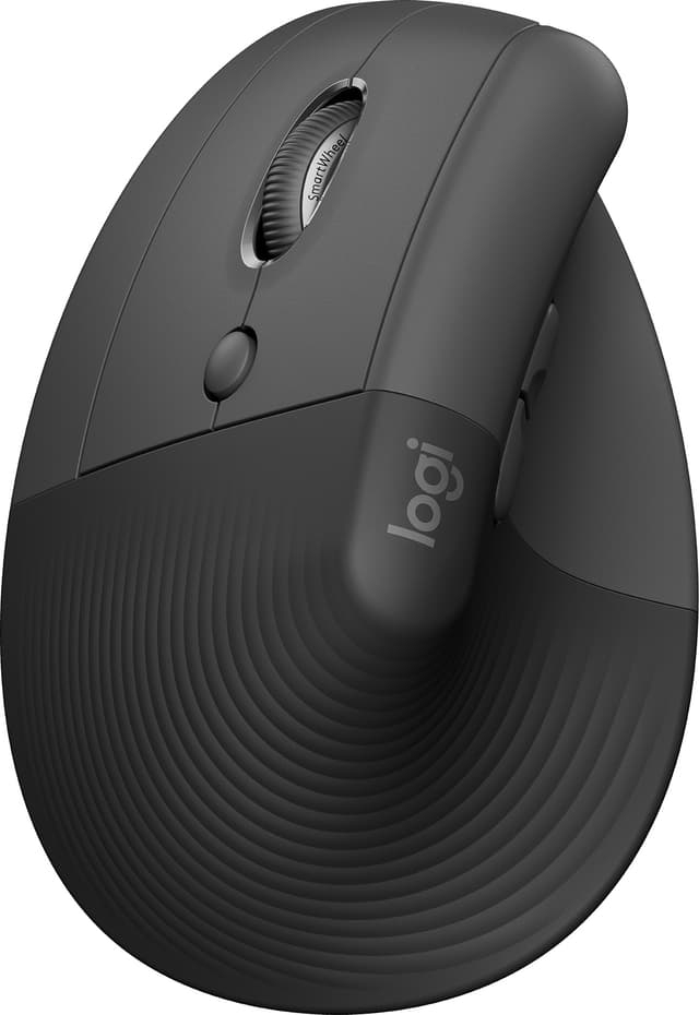 Logitech Lift Left Vertical trådløs mus (graphite)