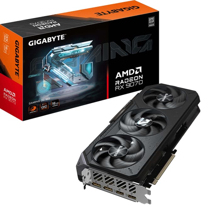 Gigabyte Radeon RX 9070 GAMING OC 16G grafikkort