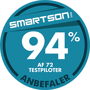 I Smartsons forbrugertest fra september 2023, vurderer hele 94% af de adspurgte testpersoner fra Norden, at de ville anbefale Samsungs Bespoke Jet AI ledningsfri støvsuger. Læs meget mere om testen her: