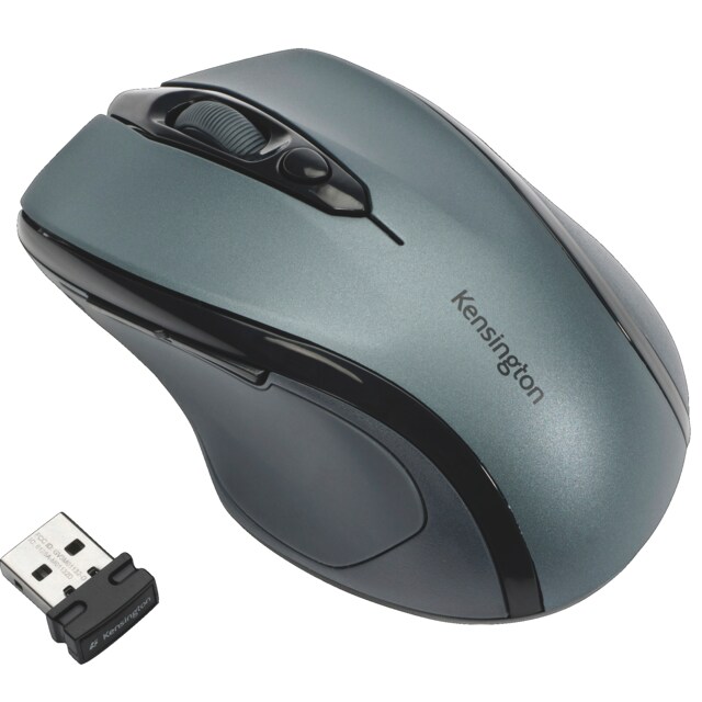 Kensington Pro-Fit trådløs mus i mellemstørrelse (grå)