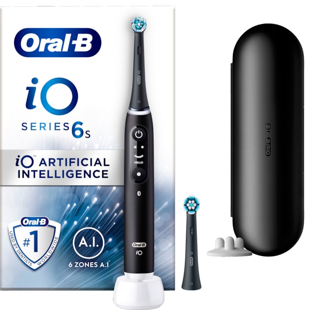 Oral-B iO 6s elektrisk tandbørste 409137 (sort/lava)