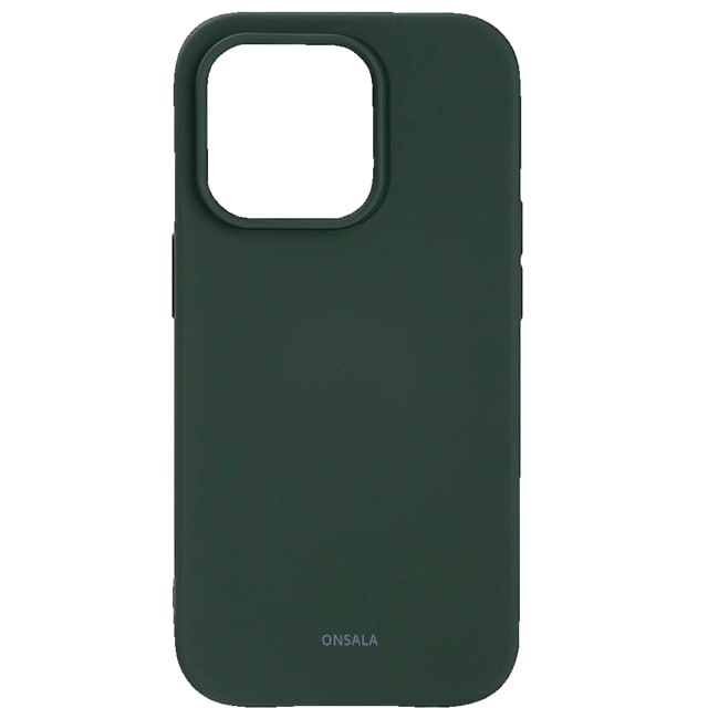Onsala Silicone cover til iPhone 14 Pro (olive green)