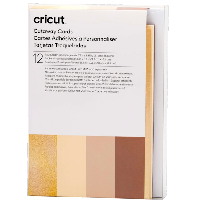 Cricut Cut-Away kort R40 (neutral)