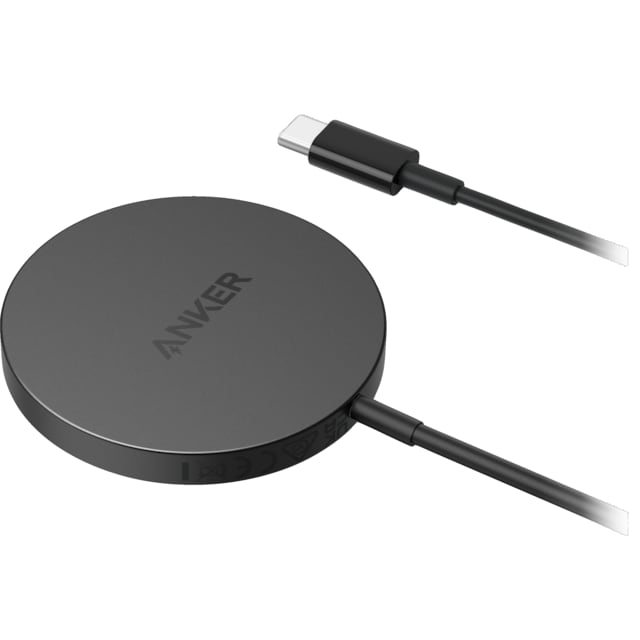 Anker PowerWave II Magnetic Pad trådløs oplader (grå)