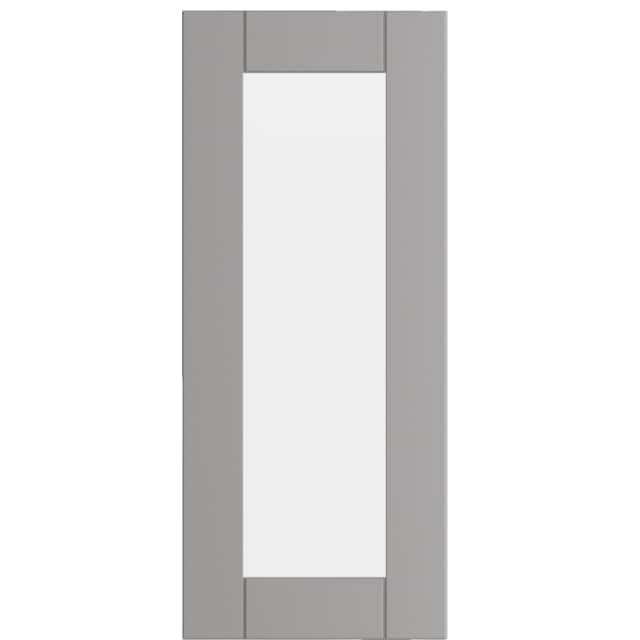 Epoq Shaker Steel Grey glaslåge 30x70 til køkken (steel grey)