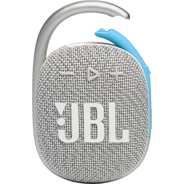 JBL Clip 4 Eco bærbar højttaler (hvid)