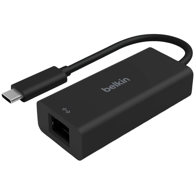 Belkin USB4 til 2,5 Gb Ethernet-adapter (sort)