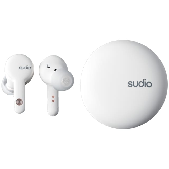 Sudio A2 trådløse in-ear høretelefoner (hvid)