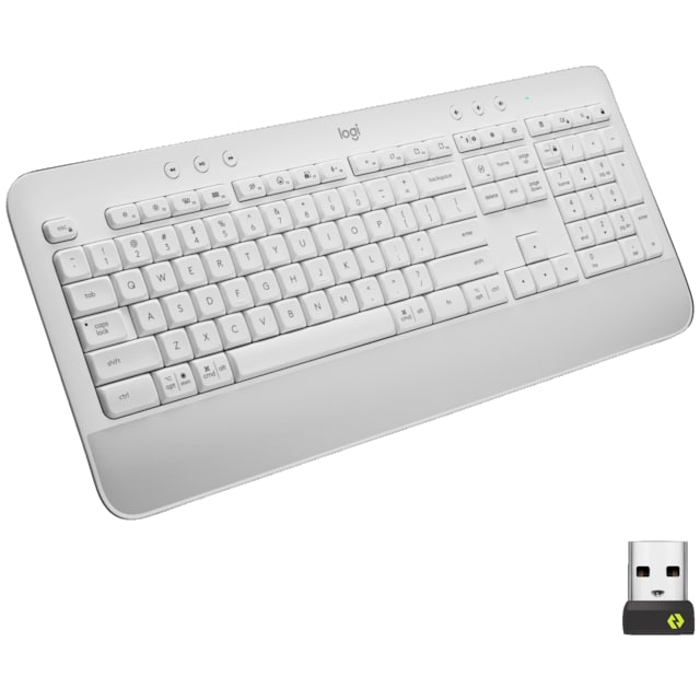 Logitech Signature K650 trådløst tastatur (hvid)