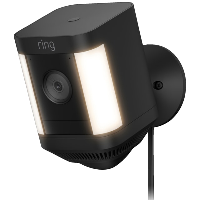 Ring Spotlight Cam Plus sikkerhedskamera (sort/plug-in)