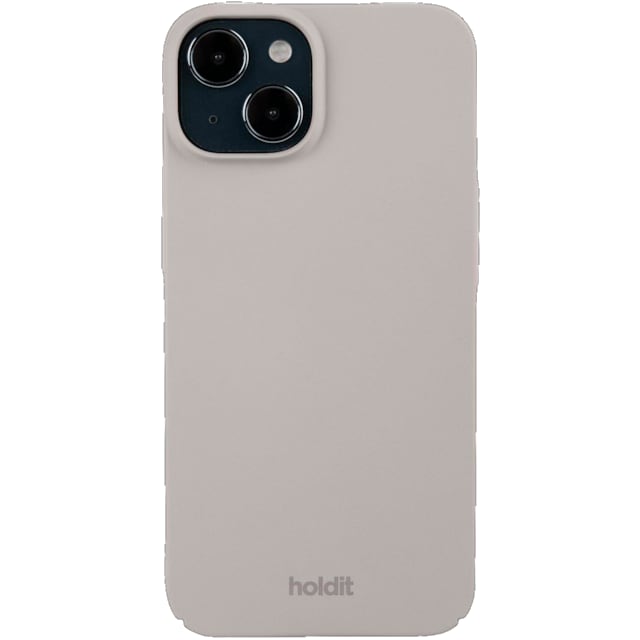 Holdit Slim Case iPhone 14/13 cover (gråbrun)
