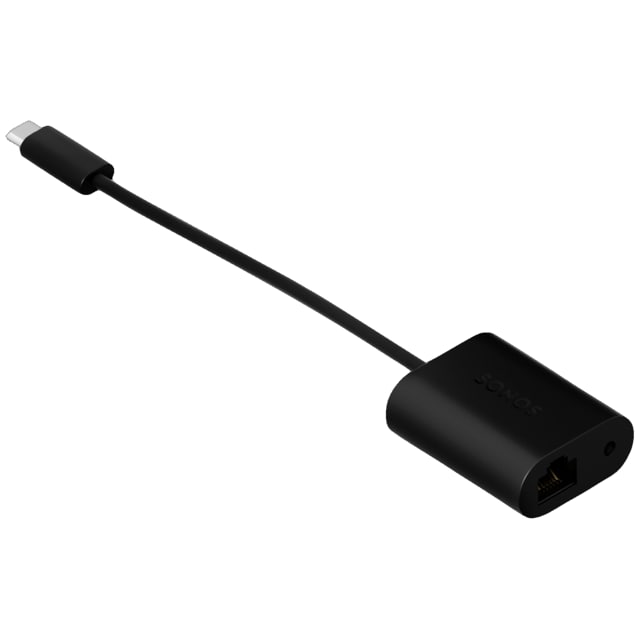 Sonos Combo adapter ethernet/3,5 mm til USB-C (sort)