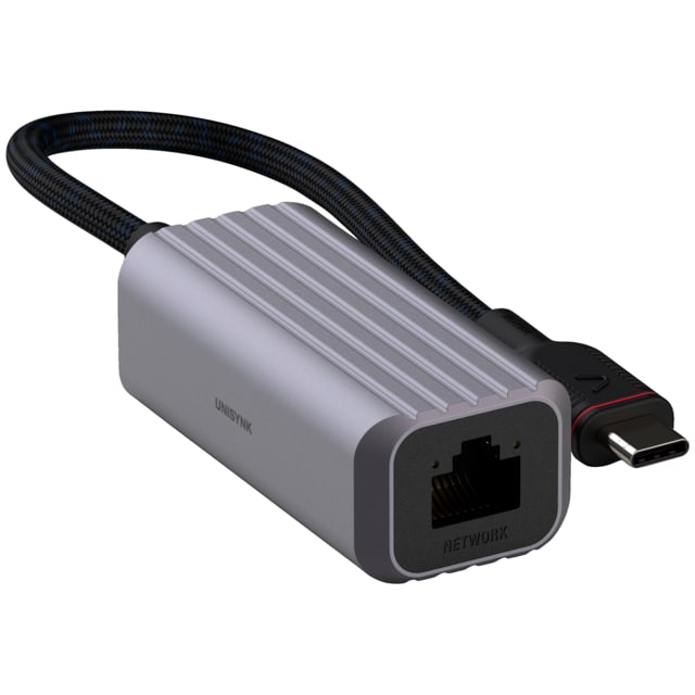 Unysink USB-C to Ethernet-adapter 10380 (grå)