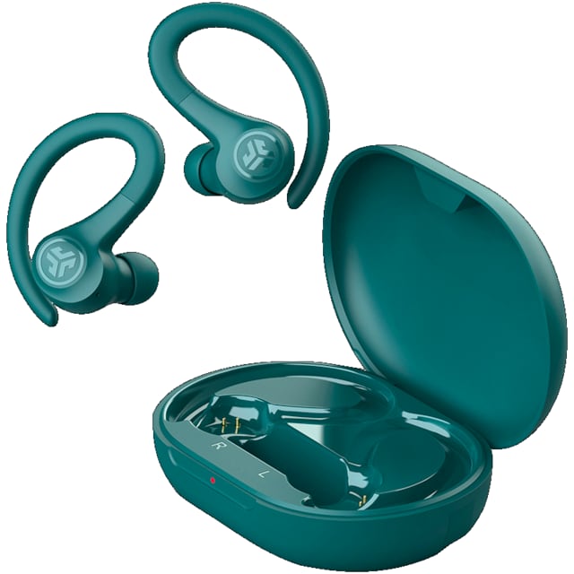 JLab Go Air Sport true wireless in-ear høretelefoner (blågrøn)